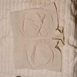 Maidenform, size M (?), white spandex shorts